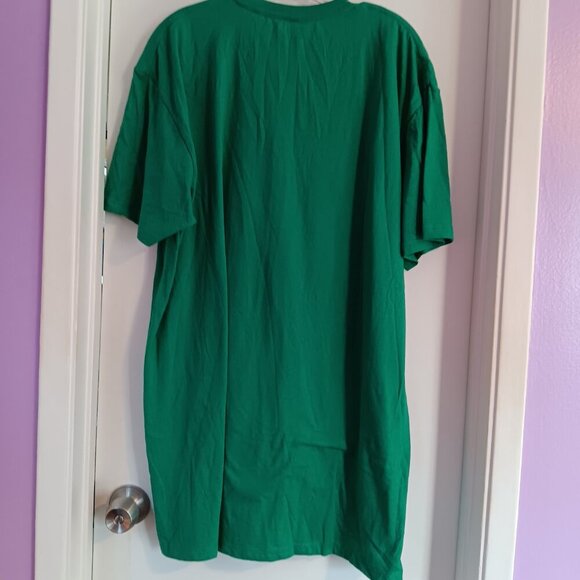 Women's XXL HEATHER GREEN GRINCH TEE / sleep shirt NWT - Picture 4 of 4